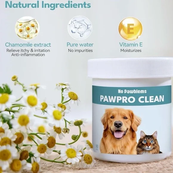 2x Ear Cleaner Finger Wipes 50 Count Dog & Cat Grooming Kit Itch Relief -100 Pcs - Picture 2 of 9